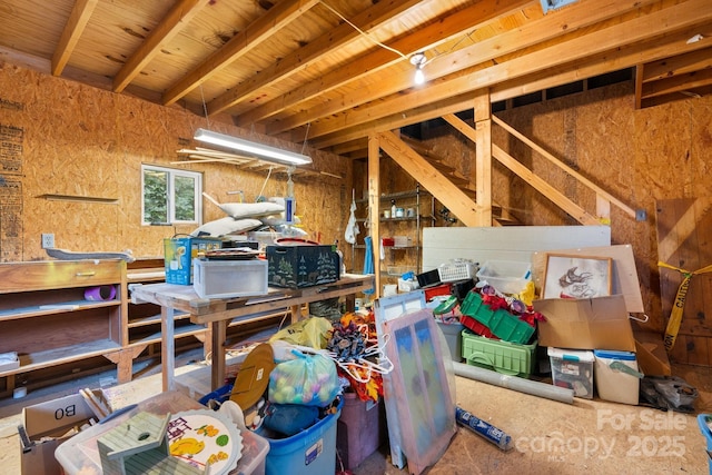 2951 Evergreen Trl, Vale, NC 28168 - view of unfinished attic