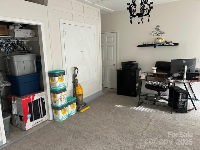114 Wayne Ave, Kannapolis, NC 28081 - home office featuring carpet flooring