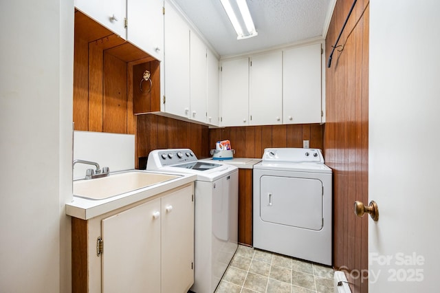 1410 Patterson St, China Grove, NC 28023 - laundry area with cabinet space and separate washer and dryer