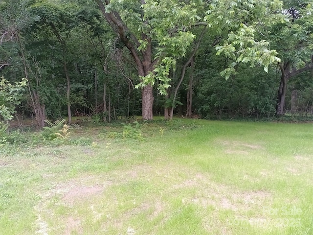 12 Watts St, York, SC 29745 - view of yard featuring a wooded view