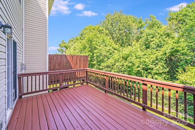 9800 Walkers Glen Dr NW, Concord, NC 28027 - view of wooden deck