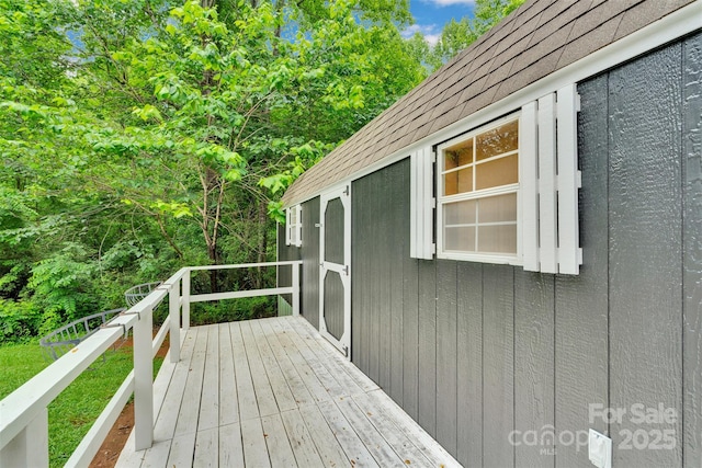 2289 Mccloud St, Denver, NC 28037 - view of wooden deck
