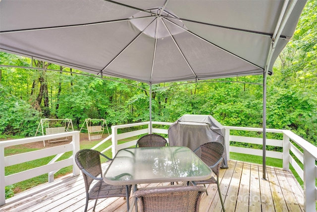 2289 Mccloud St, Denver, NC 28037 - deck with outdoor dining area and area for grilling