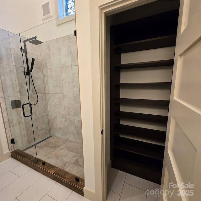 30 Sand Hill Rd, Asheville, NC 28806 - bathroom with a shower stall and tile patterned floors