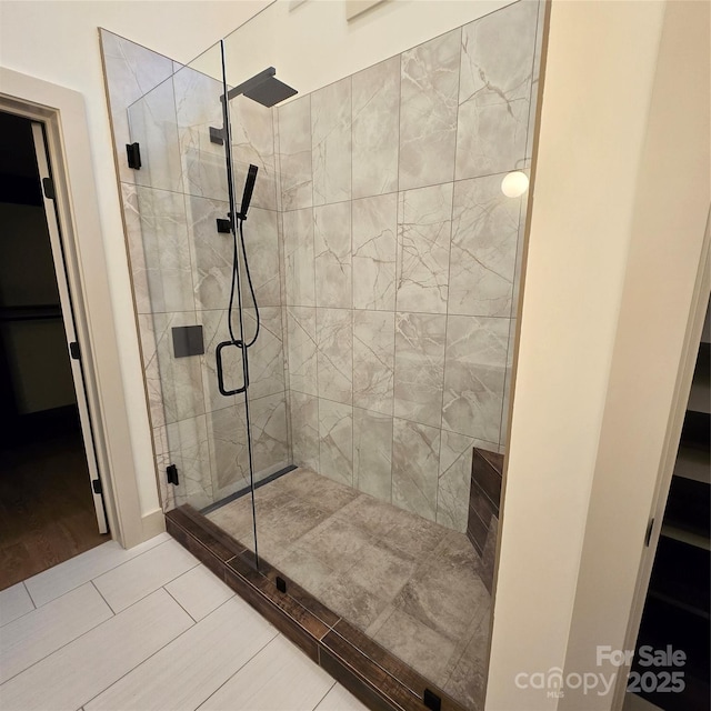 30 Sand Hill Rd, Asheville, NC 28806 - full bath with a shower stall and tile patterned floors
