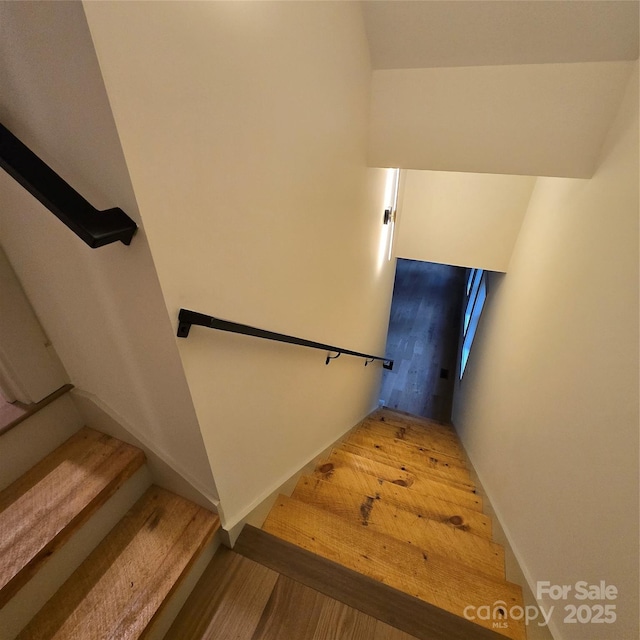 30 Sand Hill Rd, Asheville, NC 28806 - stairs featuring wood finished floors
