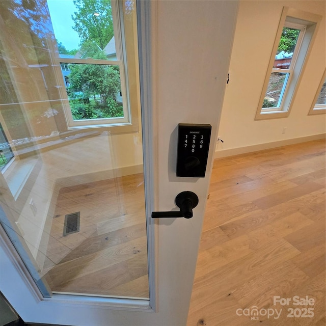 30 Sand Hill Rd, Asheville, NC 28806 - detailed view of baseboards and wood finished floors