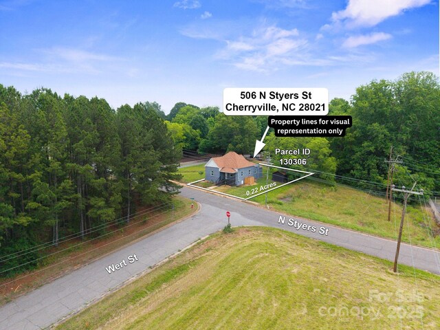 506 N Styers St, Cherryville, NC 28021 - bird's eye view