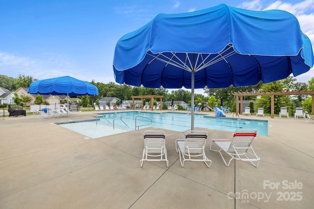 219 Broadleaf Dr, Denver, NC 28037 - community pool featuring a pergola and a patio area