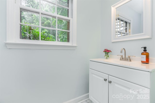14027 Hackamore Dr, Matthews, NC 28105 - bathroom featuring vanity and plenty of natural light