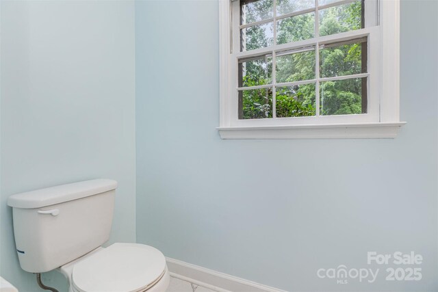 14027 Hackamore Dr, Matthews, NC 28105 - half bath featuring baseboards and toilet