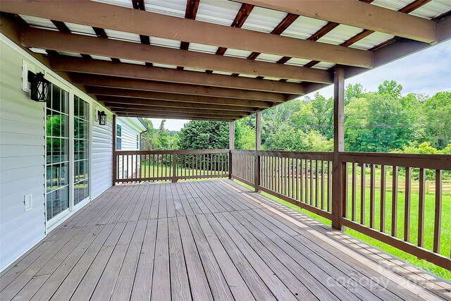 117 Autumn Woods Dr, Kings Mountain, NC 28086 - view of wooden terrace