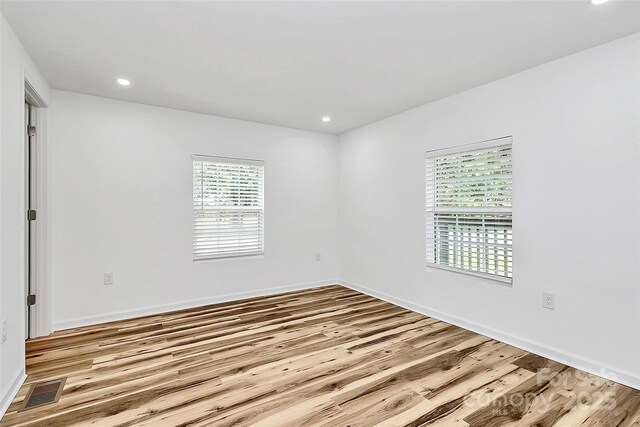 117 Autumn Woods Dr, Kings Mountain, NC 28086 - unfurnished room with healthy amount of natural light, wood finished floors, and recessed lighting