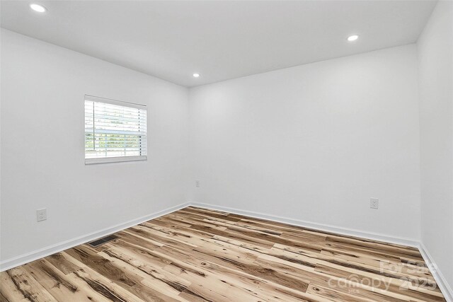 117 Autumn Woods Dr, Kings Mountain, NC 28086 - unfurnished room featuring wood finished floors and recessed lighting
