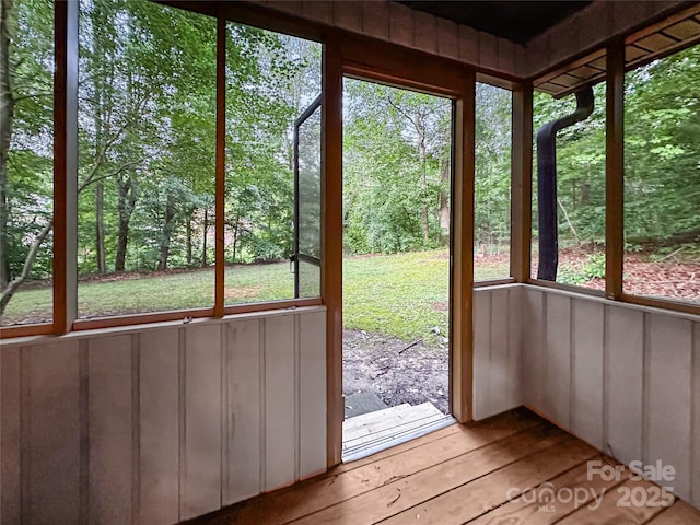1700 Abbottsford Dr, Kernersville, NC 27284 - view of unfurnished sunroom