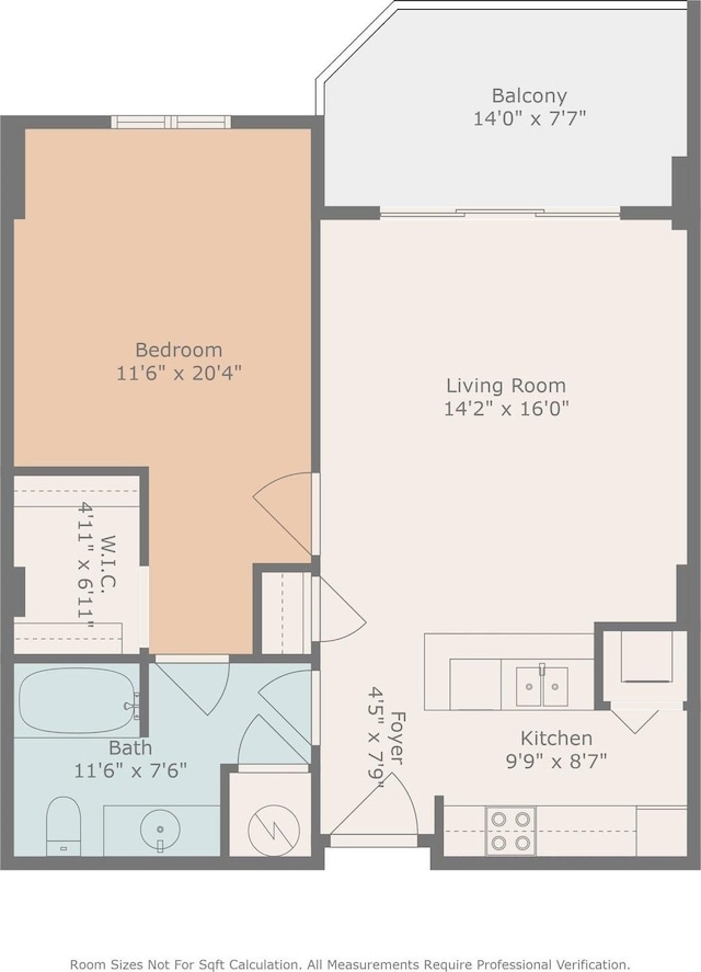 300 W 5th St Unit 339, Charlotte, NC 28202 - floor plan / room layout
