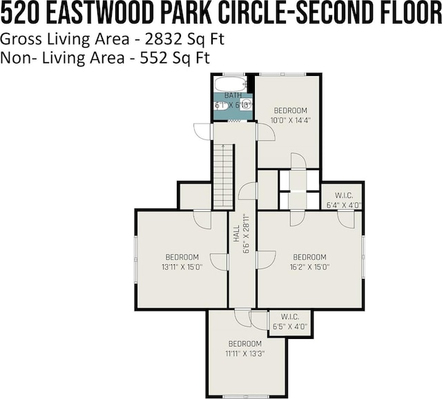 520 Eastwood Park Cir, Albemarle, NC 28001 - property floor plan