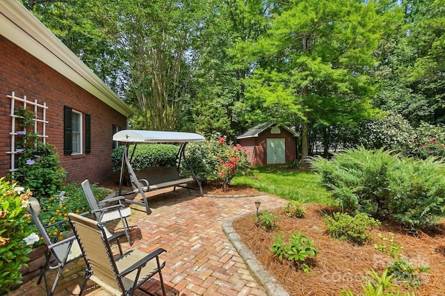 102 Rosewood Ln, Locust, NC 28097 - view of patio / terrace featuring view of scattered trees