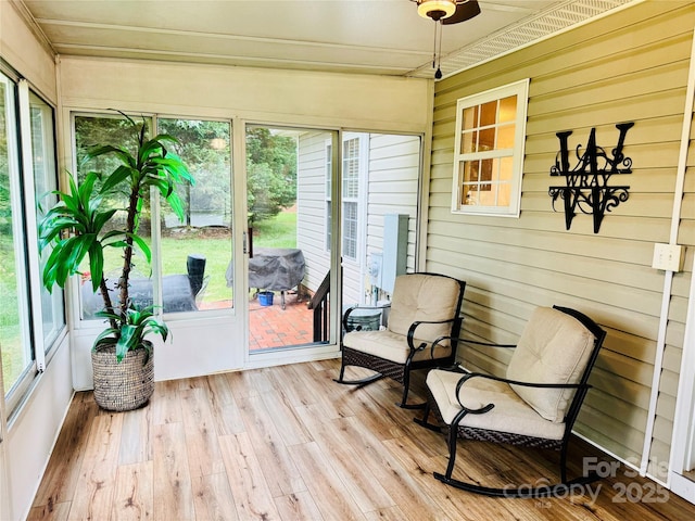 104 Laura Ct, Cherryville, NC 28021 - sunroom with a ceiling fan