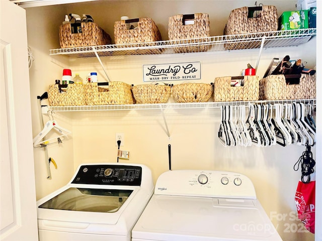 104 Laura Ct, Cherryville, NC 28021 - laundry area featuring independent washer and dryer