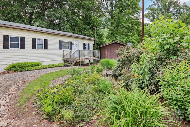 68 Cornwell Dr, Waynesville, NC 28786 - view of yard featuring a deck