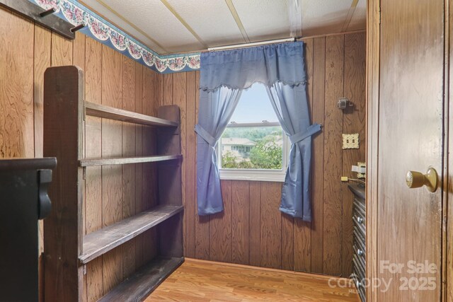 68 Cornwell Dr, Waynesville, NC 28786 - detailed view of wood walls and wood finished floors