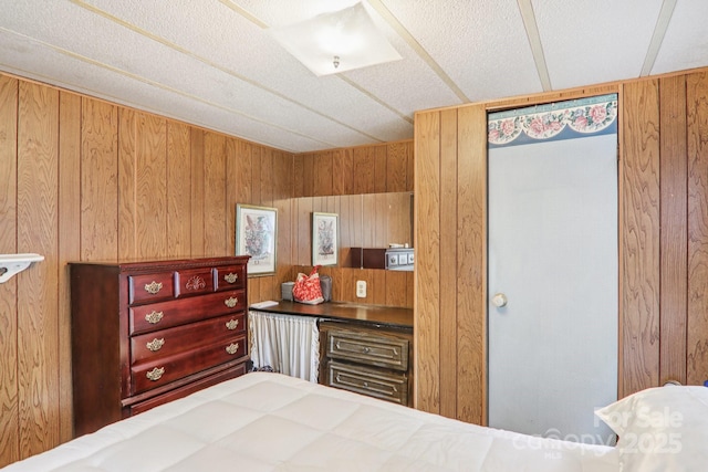 68 Cornwell Dr, Waynesville, NC 28786 - bedroom with wooden walls