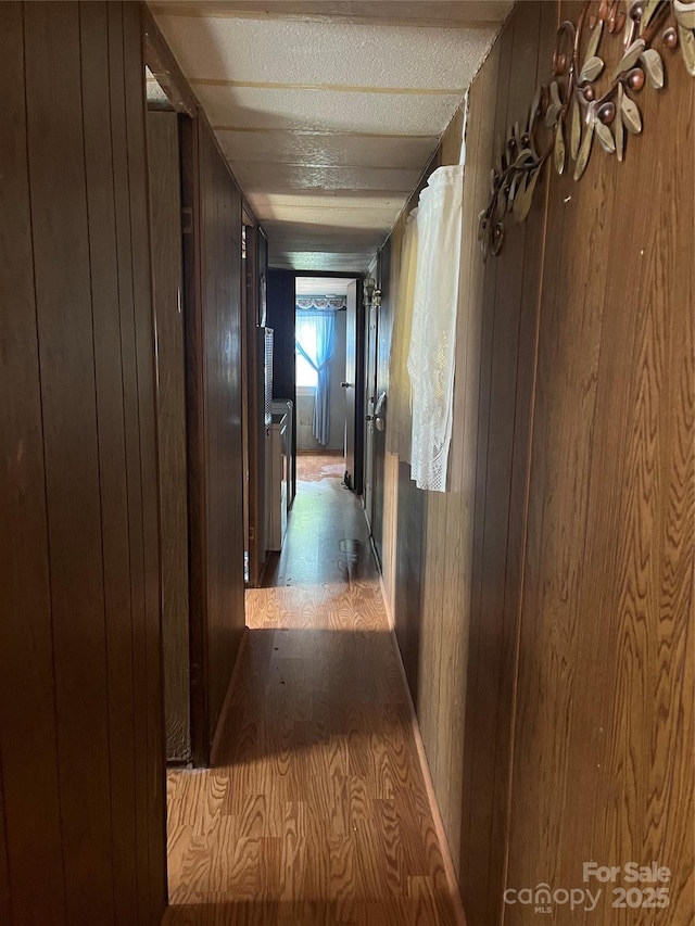 68 Cornwell Dr, Waynesville, NC 28786 - hallway featuring wood walls