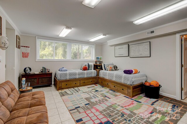 325 Chapman St, Chesterfield, SC 29709 - tiled bedroom with ornamental molding