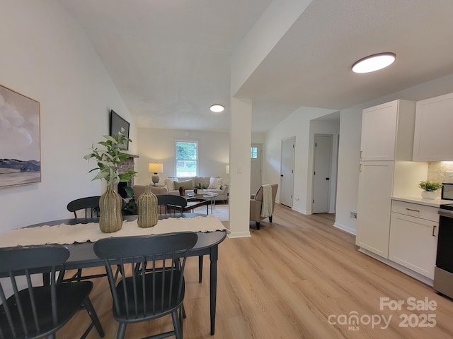2070 Stirewalt Rd, China Grove, NC 28023 - dining room featuring light wood-style flooring and baseboards