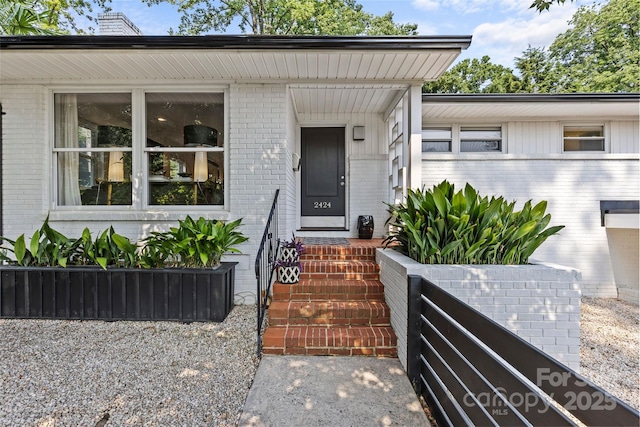 2424 Cumberland Ave, Charlotte, NC 28203 - view of exterior entry with brick siding