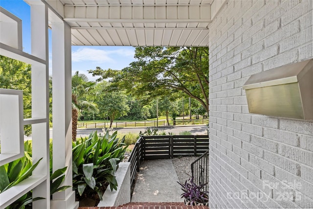 2424 Cumberland Ave, Charlotte, NC 28203 - balcony with view of scattered trees