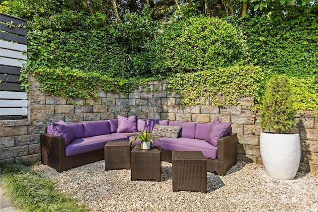 2424 Cumberland Ave, Charlotte, NC 28203 - view of patio featuring outdoor lounge area