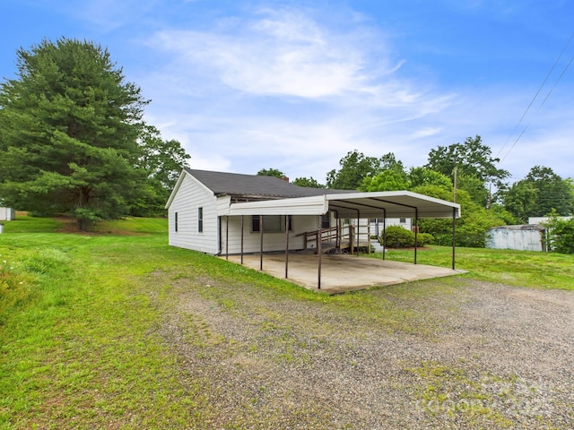 271 NC-16 Hwy N, Taylorsville, NC 28681 - view of outdoor structure featuring driveway and a detached carport