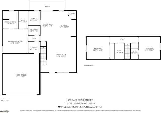 679 Cape Fear St, Fort Mill, SC 29715 - view of property floor plan
