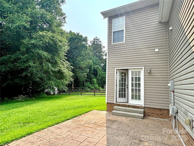 12904 Windy Lea Ln, Huntersville, NC 28078 - view of patio / terrace featuring entry steps