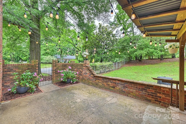 2301 Seth Thomas Rd, Charlotte, NC 28210 - view of patio with a gate
