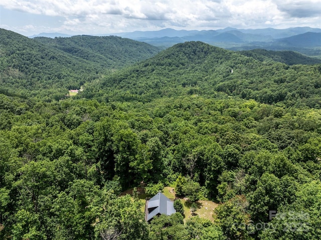 309 Doubleview Dr, Union Mills, NC 28167 - view of mountain backdrop featuring a heavily wooded area