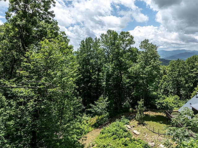 309 Doubleview Dr, Union Mills, NC 28167 - view of mountain background with a heavily wooded area