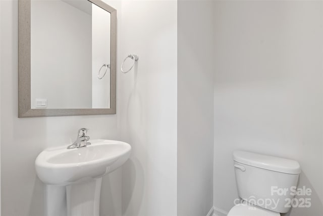 50 Lance Forest Rd, Fletcher, NC 28732 - bathroom with toilet and a sink