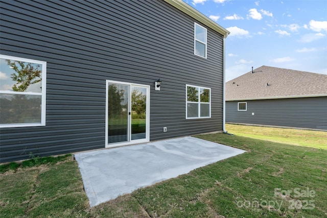 50 Lance Forest Rd, Fletcher, NC 28732 - back of property with a patio and a lawn