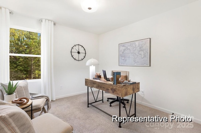 11335 Magpie Ct Unit 8, Charlotte, NC 28215 - home office featuring carpet and baseboards