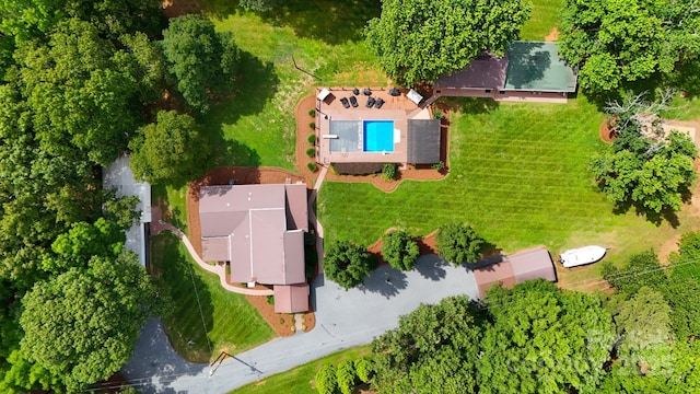 211 Drive Inn Rd, Locust, NC 28097 - bird's eye view of a pool area