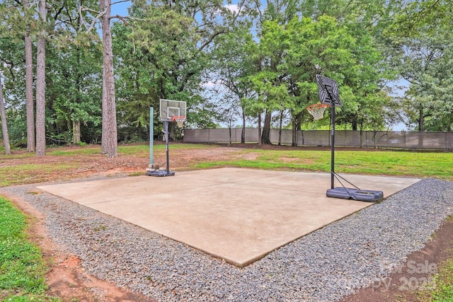 211 Drive Inn Rd, Locust, NC 28097 - view of sport court featuring basketball court
