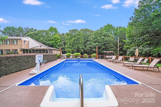 211 Drive Inn Rd, Locust, NC 28097 - view of pool with a patio area