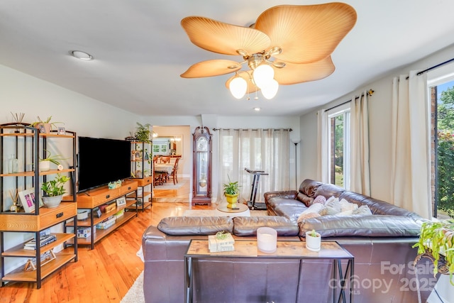 211 Drive Inn Rd, Locust, NC 28097 - living area with wood finished floors