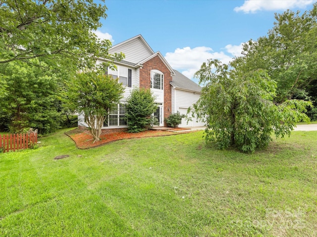 12529 Old Timber Rd, Charlotte, NC 28269 - view of front of property with brick siding and a garage