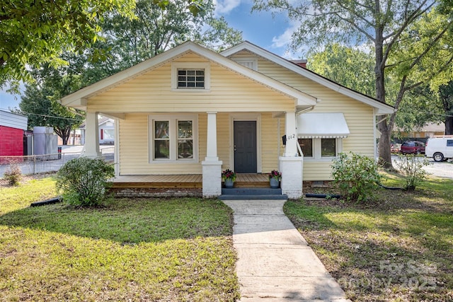 1112 Concord Ave, Monroe, NC 28110 - view of front facade with covered porch