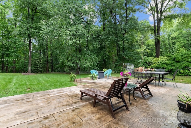 625 S Magnolia St, Mooresville, NC 28115 - view of patio / terrace with outdoor dining area