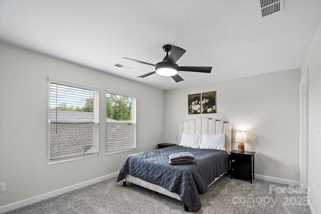 9009 Myrna Dr, Gastonia, NC 28056 - bedroom with carpet floors and a ceiling fan